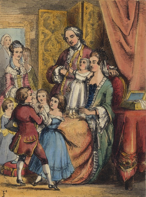 Familien til George III av John Franklin