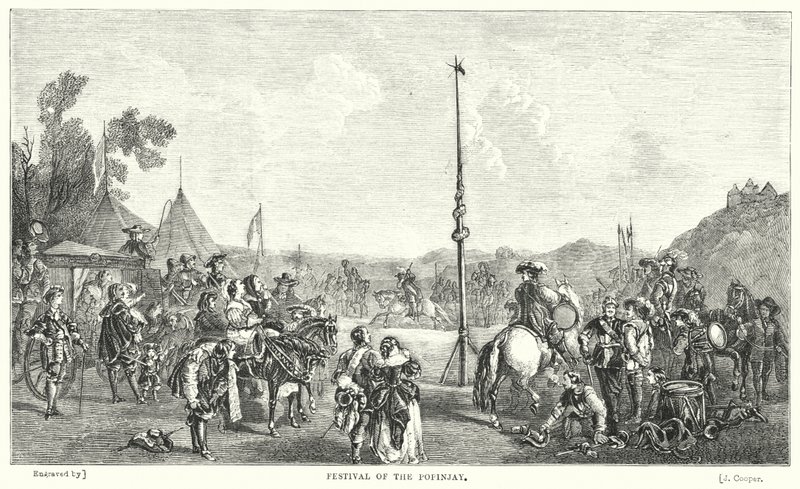 Festival of the Popinjay (gravering) av John Frederick Tayler