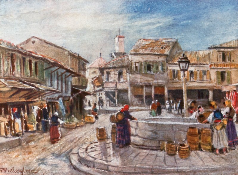 Kalamata på Gulf of Messene av John Fulleylove