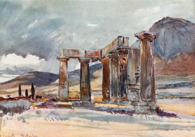 Templet i Korint av John Fulleylove