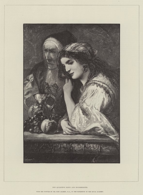Don Quijotes niese og husholderske av John Gilbert