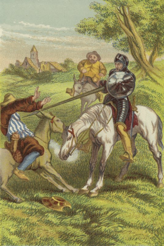 Eventyret til Mambrinos hjelm (chromolitho) av John Gilbert
