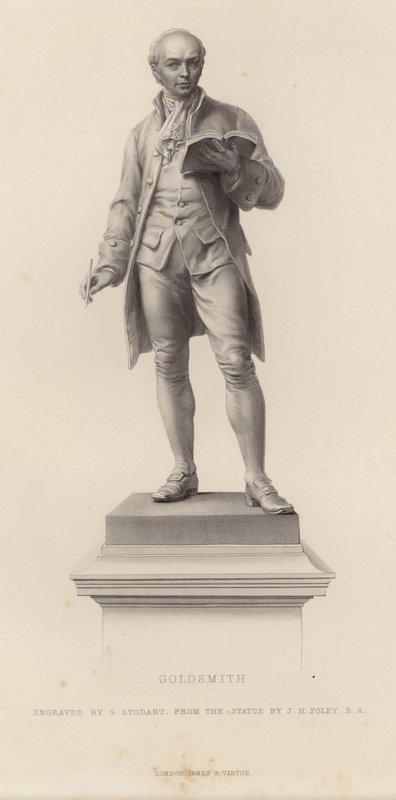Statue av Oliver Goldsmith av John Henry Foley