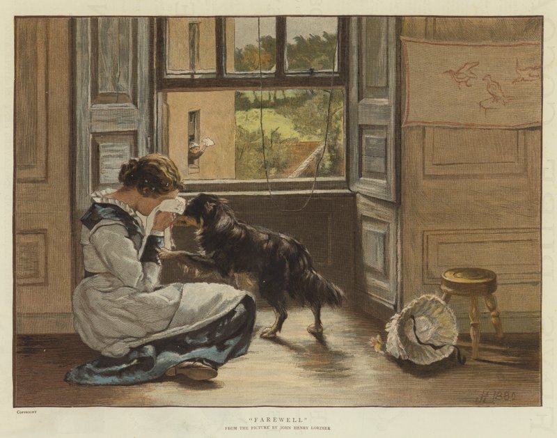 Farvel (chromolitho) av John Henry Lorimer