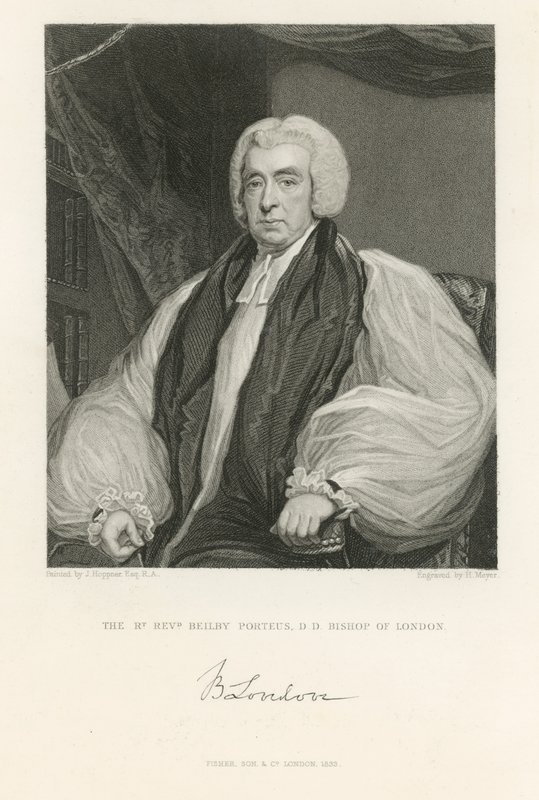 Portrett av Beilby Porteus av John Hoppner