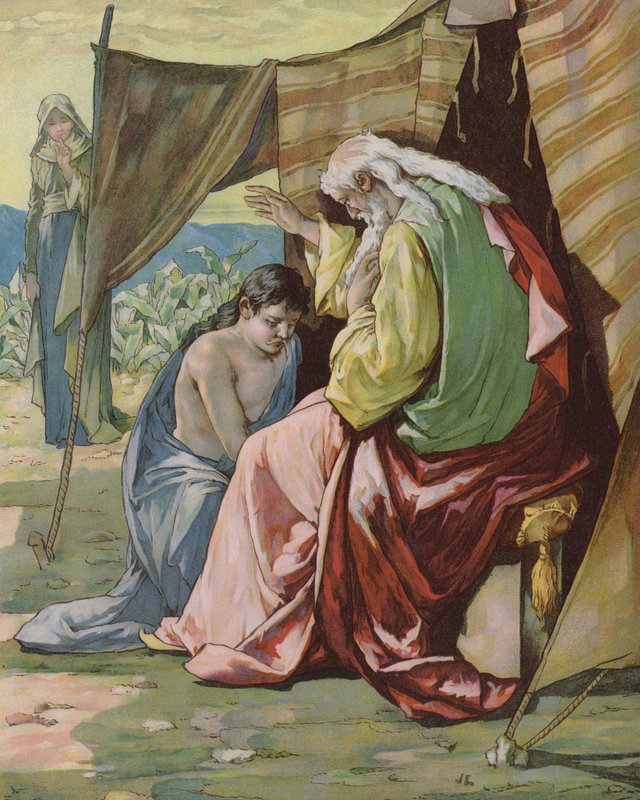Isak velsigner Jakob av John Lawson