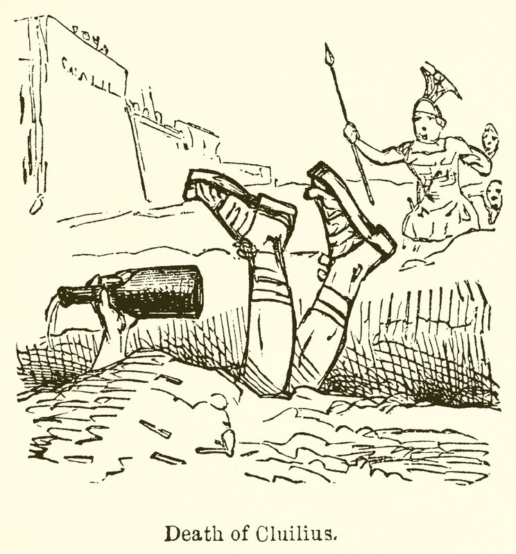 Cluilius død av John Leech