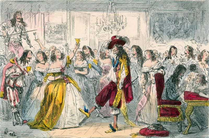 Kveldsfest, Charles IIs tid av John Leech