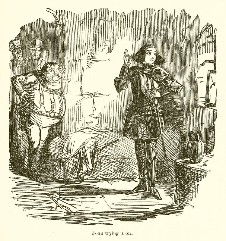 Joan prøver det av John Leech