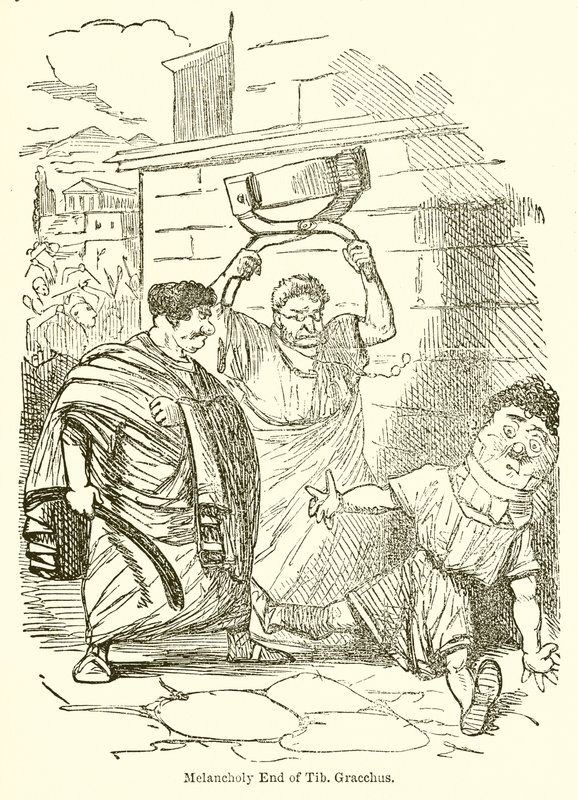 Melankolsk End of Tib. Gracchus av John Leech