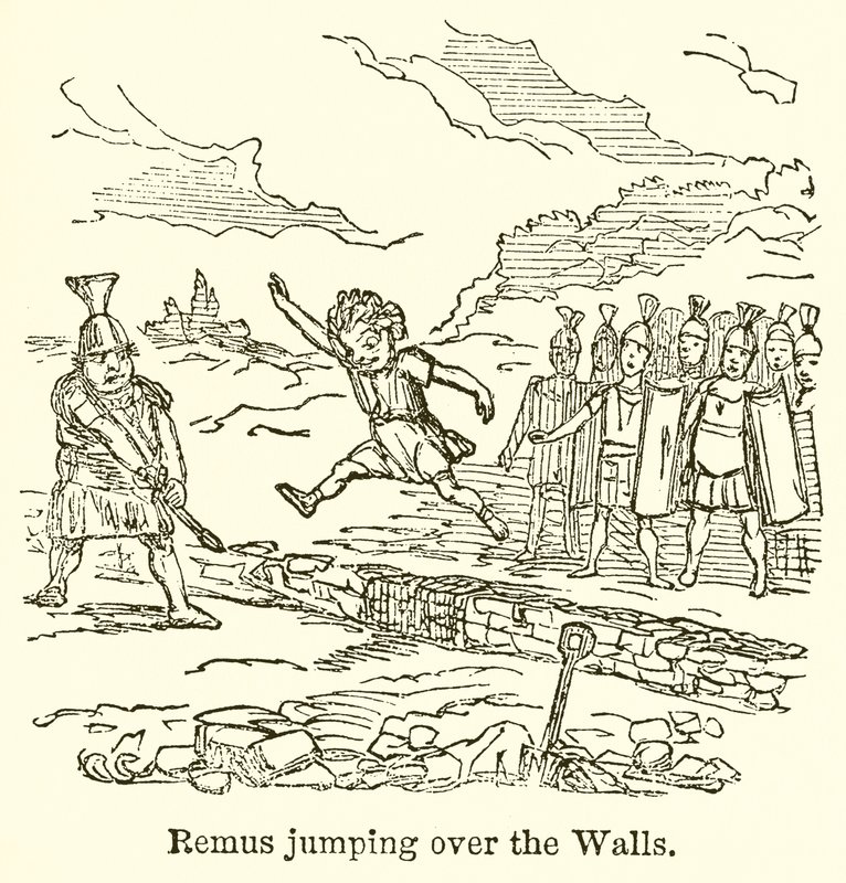 Remus hopper over veggene av John Leech