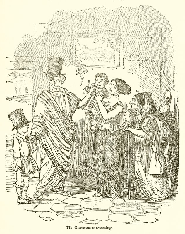 Tib. Gracchus Canvassing av John Leech