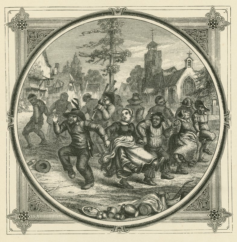 Cripple vil alltid lede dansen (gravering) av John Leighton