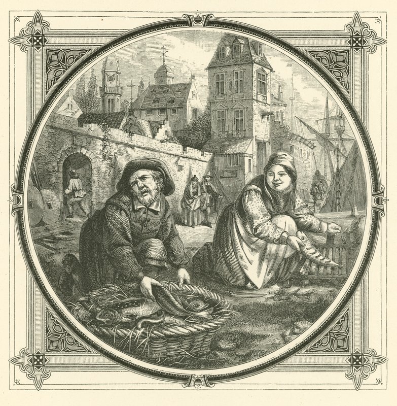 De ukyndige er såret (gravering) av John Leighton