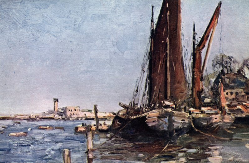 Greenhithe (farge litho) av John Muirhead