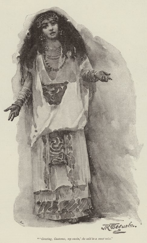 Montezumas datter, av H Rider Haggard av John Seymour Lucas