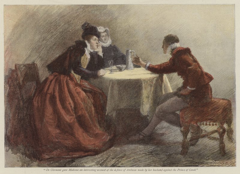 The Heart of Denise (chromolitho) av John Seymour Lucas