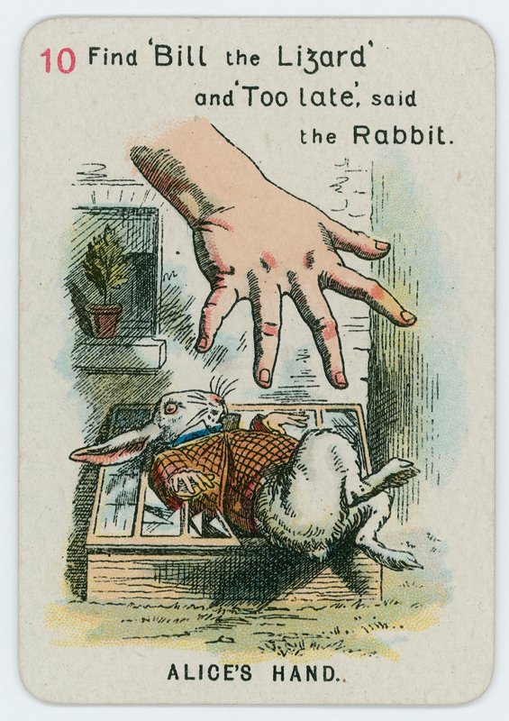 Alices hånd av John Tenniel