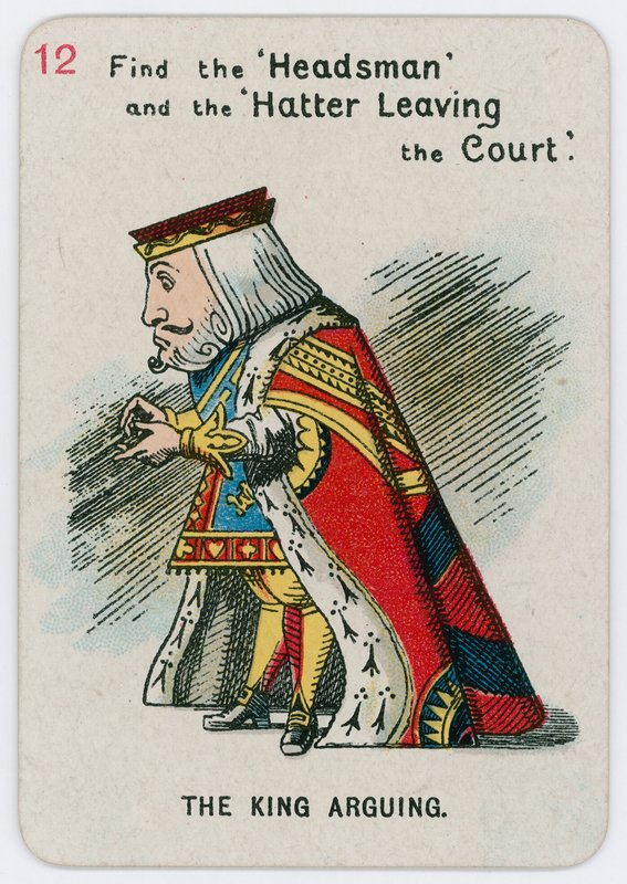 Kongen krangler av John Tenniel