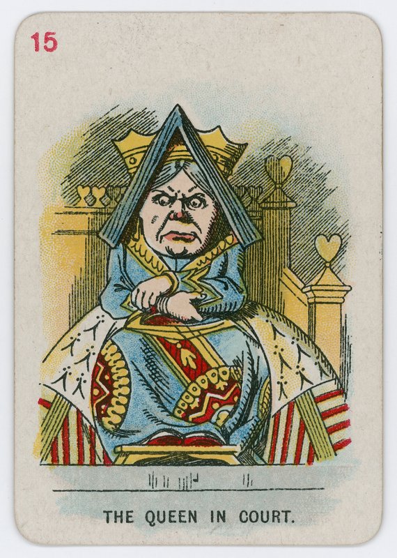 Dronningen i retten av John Tenniel
