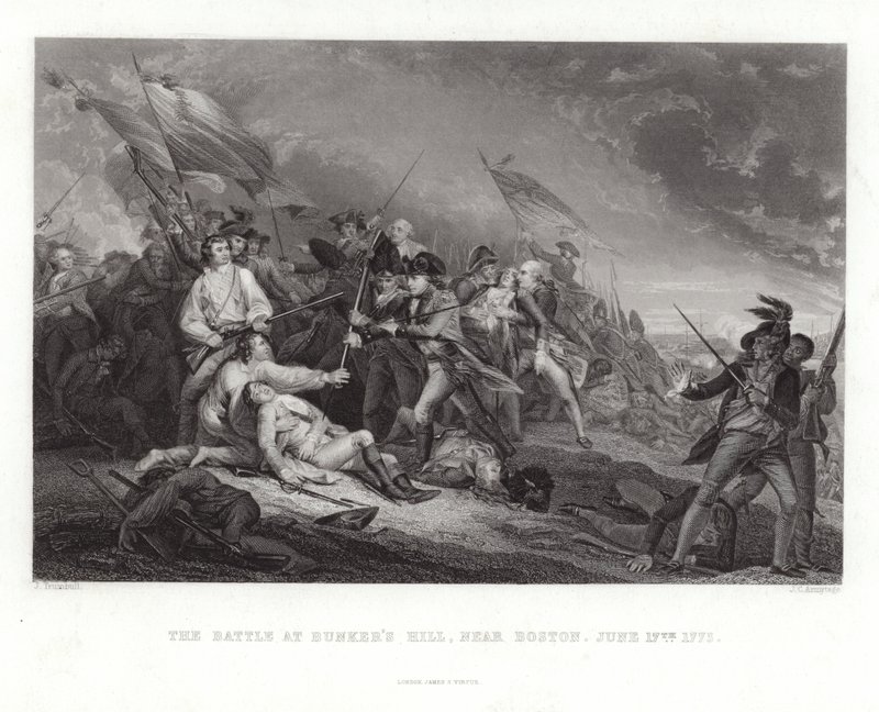 Slaget ved Bunker Hill av John Trumbull