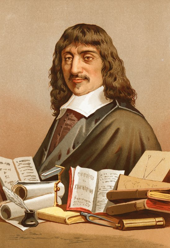 Rene Descartes av Jose Armet Portanell