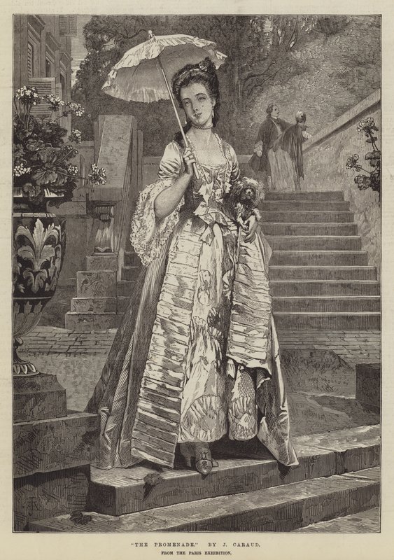 Promenaden, fra Paris-utstillingen av Joseph Caraud