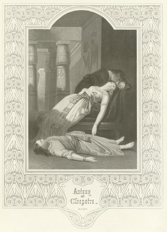 Antony og Cleopatra, akt V, scene II av Joseph Kenny Meadows