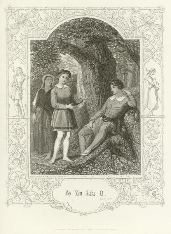 Som du liker det, akt III, Scene ii av Joseph Kenny Meadows