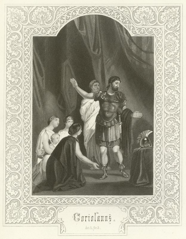 Coriolanus, akt V, scene III av Joseph Kenny Meadows