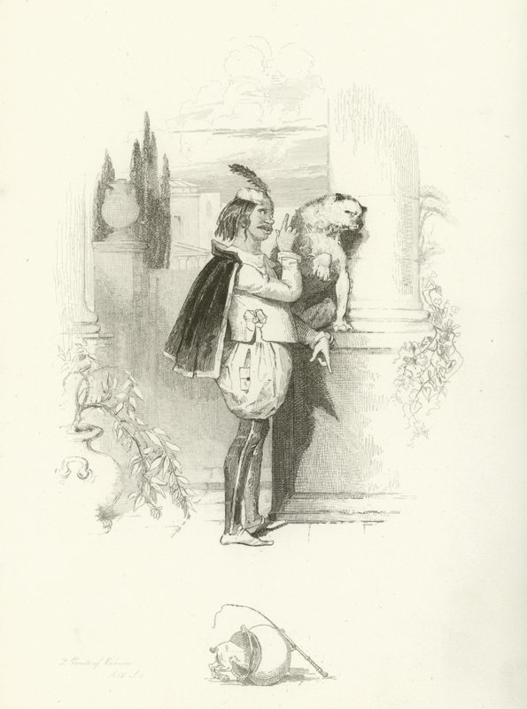 Two Gentlemen of Verona, akt IV, Scene ii av Joseph Kenny Meadows