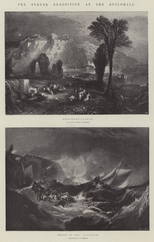 Turner-utstillingen i Guildhall av Joseph Mallord William Turner