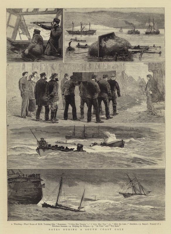 Notater under en sørkystkuling av Joseph Nash
