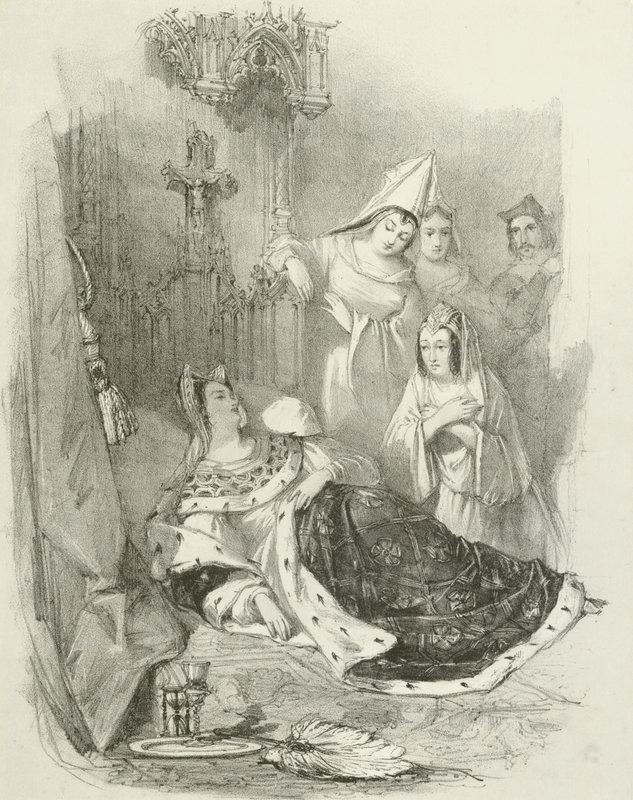 Lady Annes død av Joseph Nash