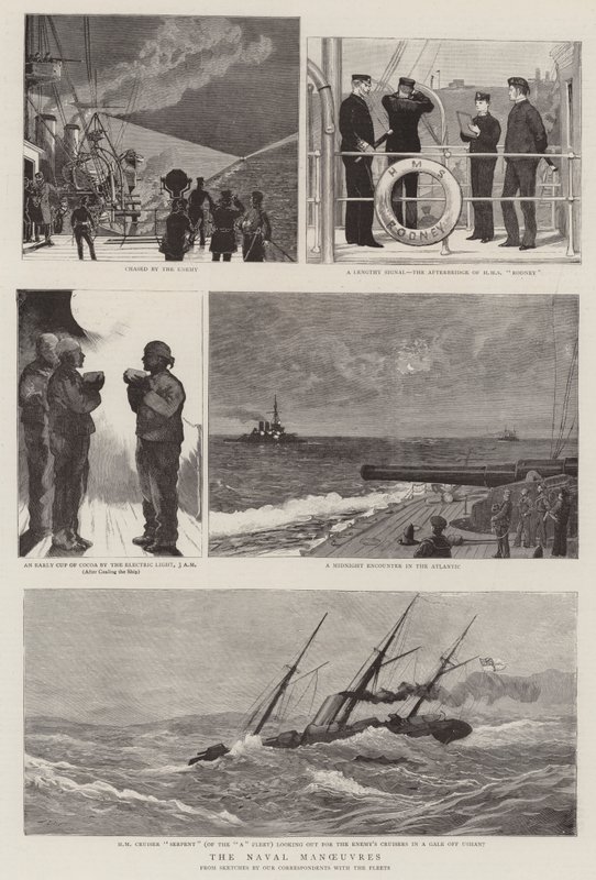Sjømanøvrene av Joseph Nash
