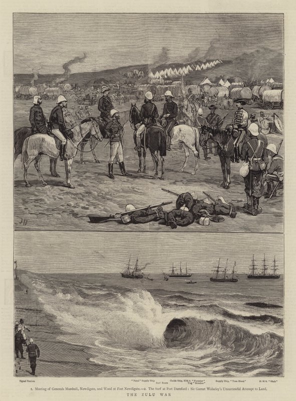 Zulu-krigen av Joseph Nash