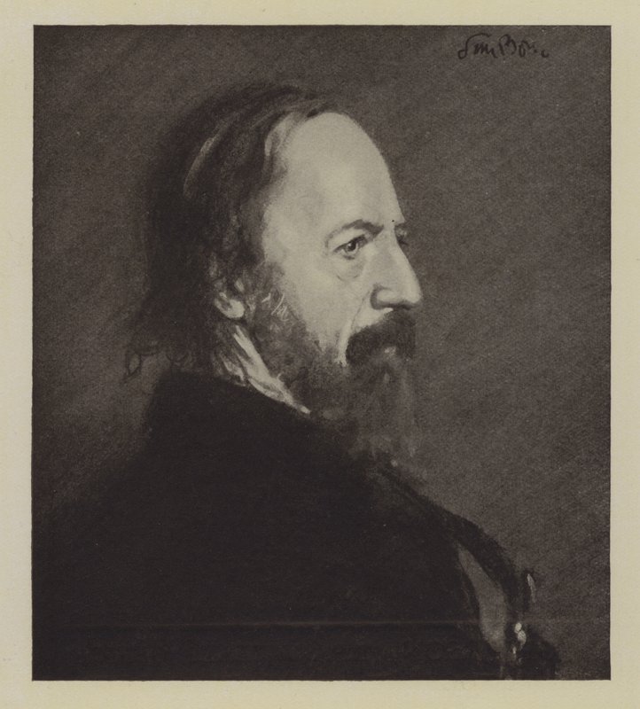 Lord Alfred Tennyson av Joseph after Simpson