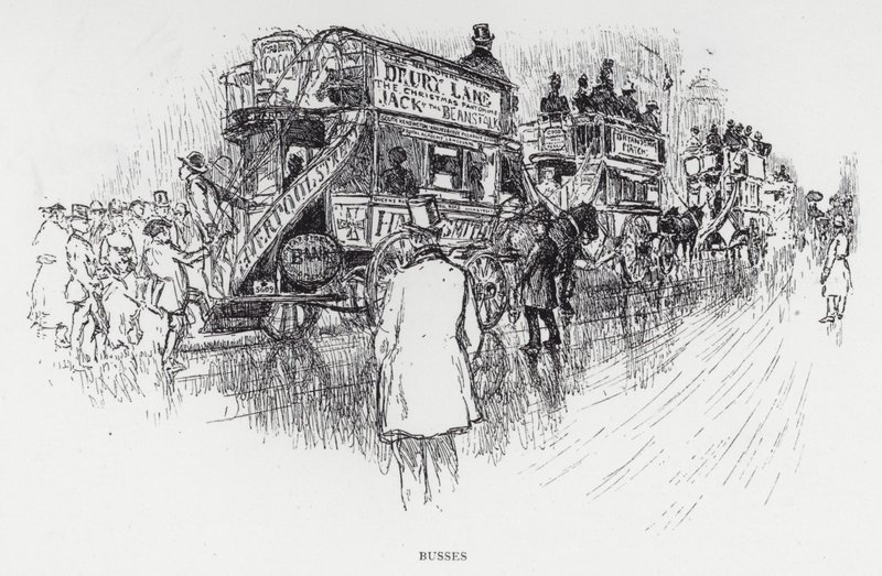 Busser (litho) av Joseph (after) Pennell
