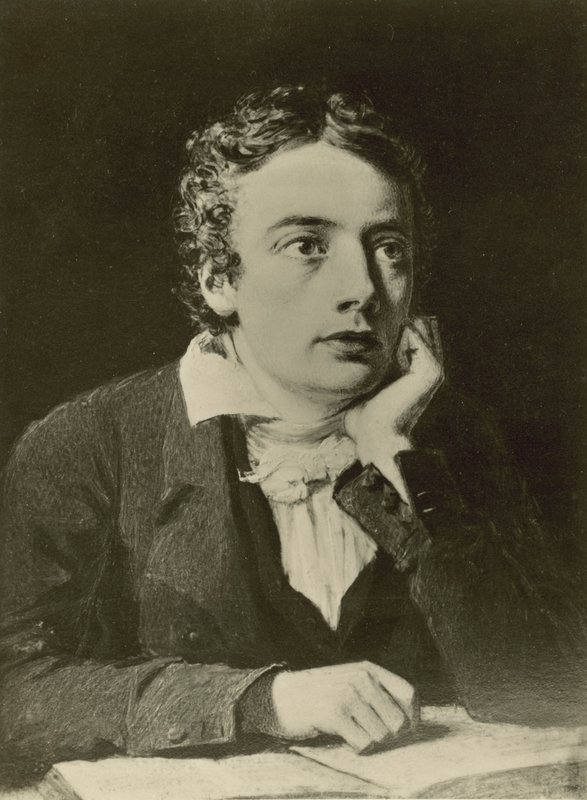 John Keats , engelsk poet (litho) av Joseph (after) Pennell