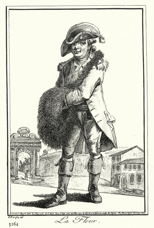 Blomsten (gravering) av Joseph Franz von (after) Goez