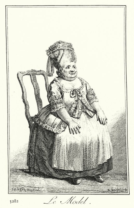 Modellen (gravering) av Joseph Franz von (after) Goez