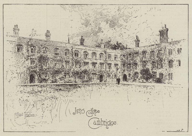 Jesus College, Cambridge av Joseph Holland Tringham