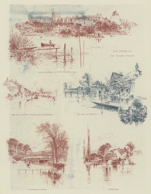 Flommen i Thames Valley av Joseph Holland Tringham