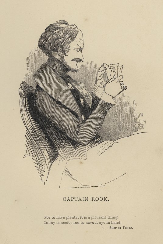 Kenny Meadows: Captain Rook (gravering) av Joseph Kenny (after) Meadows