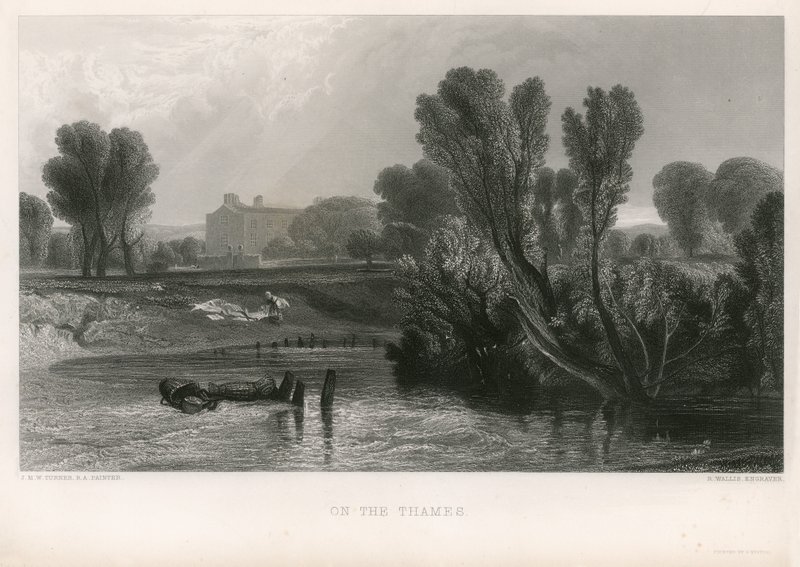 På Themsen av Joseph Mallord William Turner