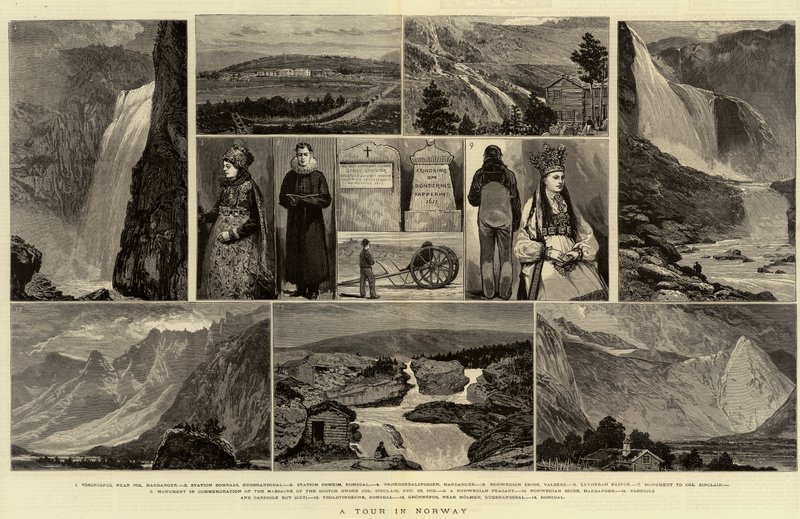 En tur i Norge av Joseph Nash