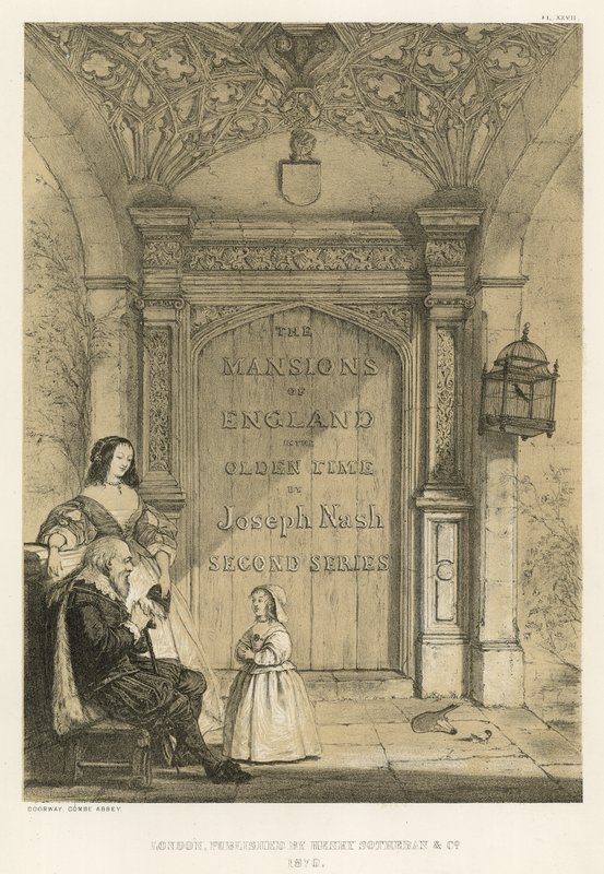 Døråpning, Coombe Abbey av Joseph Nash