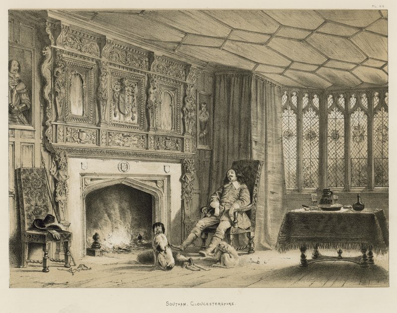 Southam, Gloucestershire av Joseph Nash