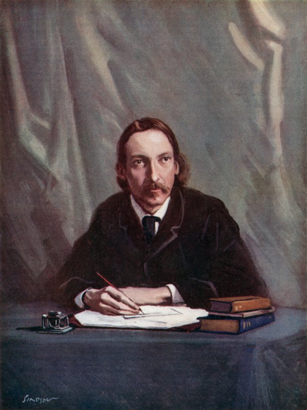 Robert Louis Stevenson, 1850-1894 av Joseph Simpson