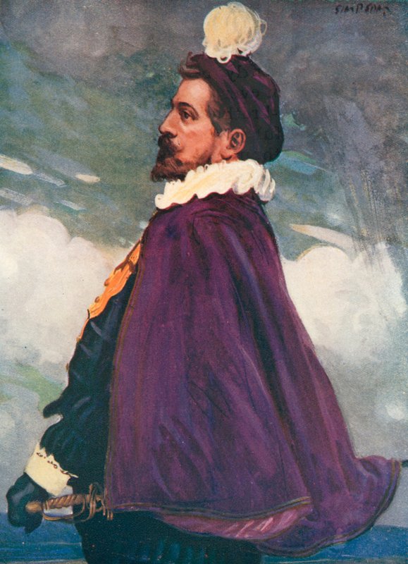 Sir Walter Raleigh av Joseph Simpson